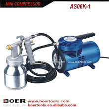 Mini Air Compressor with low pressure spray gun 472